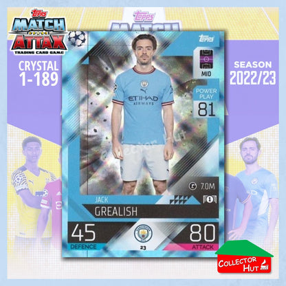 Topps Match Attax Europa Champions League 2022/23 Crystal Parallel Cards 1-189