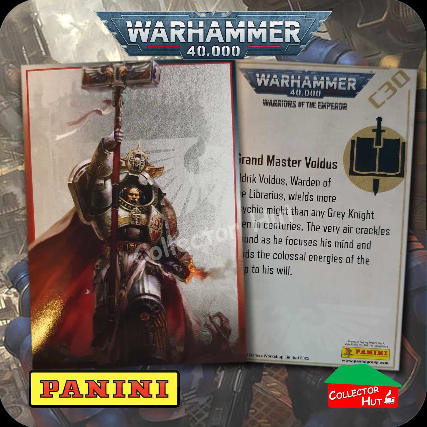 PANINI Warhammer 40,000 40k Warriors of the Emperor Trading Cards You Choose