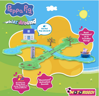 Peppa Pig Whizz Around Bobbing Along Boat Set