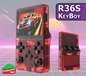 R36S Retro Handheld Games Emulator Console 64GB 128GB GENUINE *LATEST ARKOS OS*