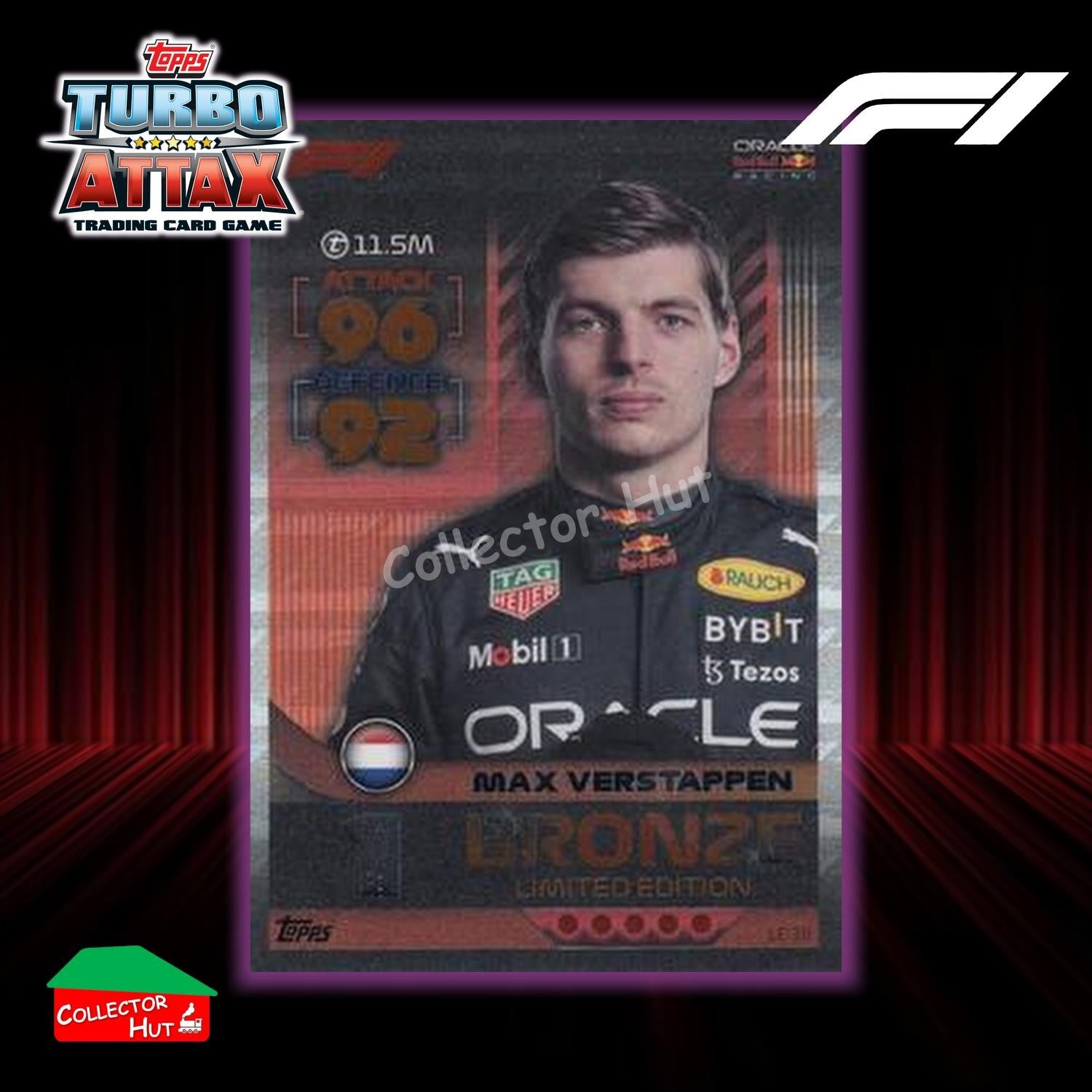 Topps Turbo Attax Formula 1 F1 2022 Limited Edition, 100 Club & Foil Cards