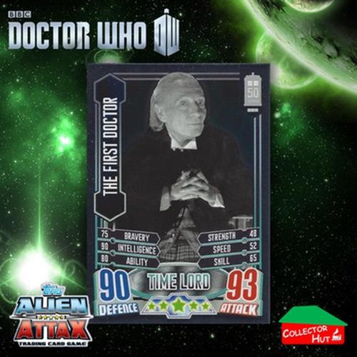 Topps Dr Who Alien Attax 50th Anniversary Edition RARE Limited & Companion Cards