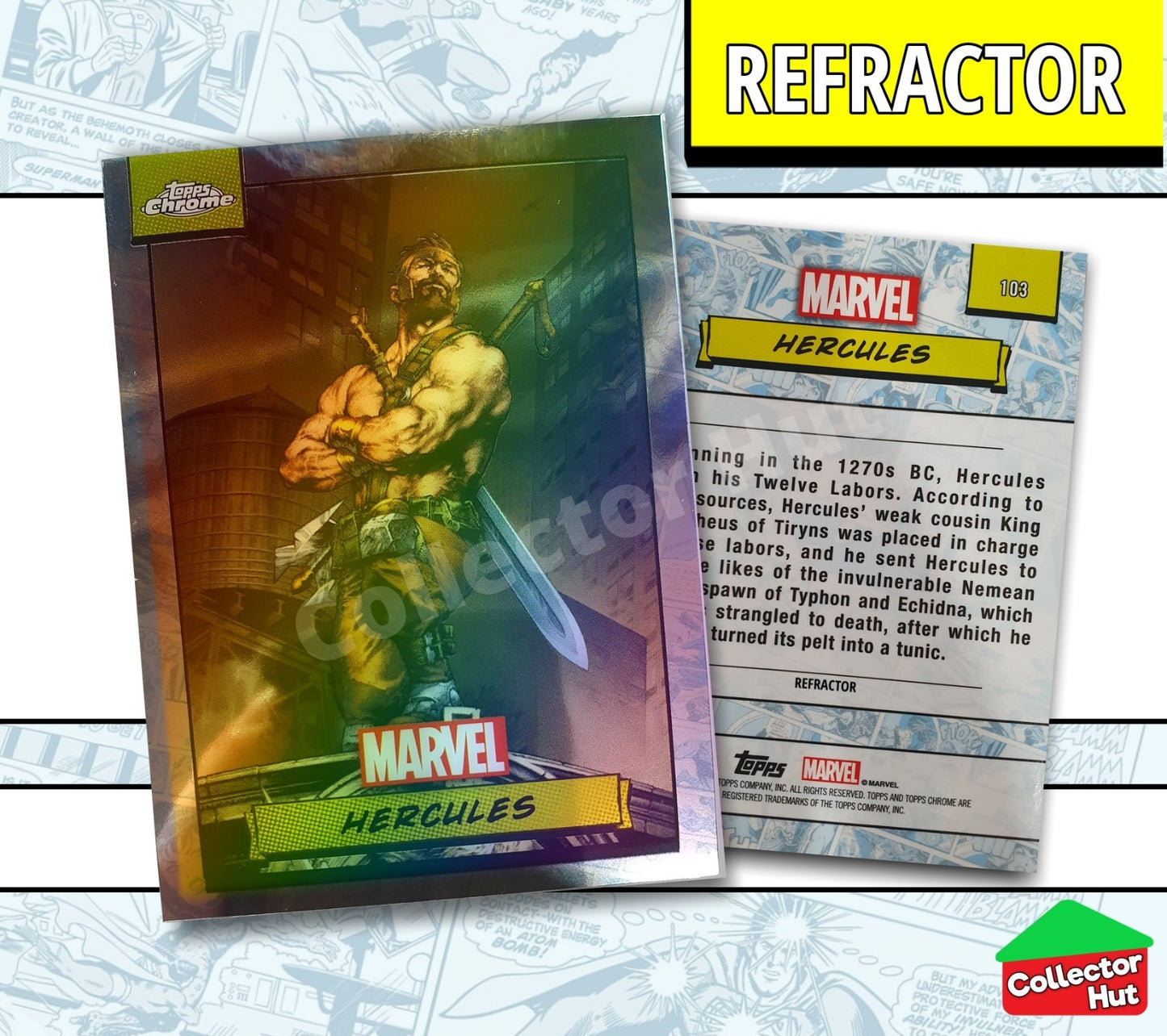 Marvel Topps Chrome 2024 REFRACTOR Card Collection YOU CHOOSE