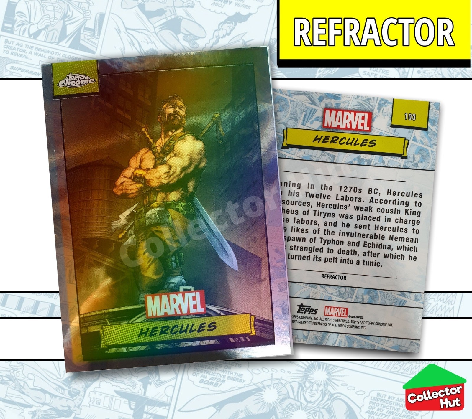 Marvel Topps Chrome 2024 REFRACTOR Card Collection YOU CHOOSE