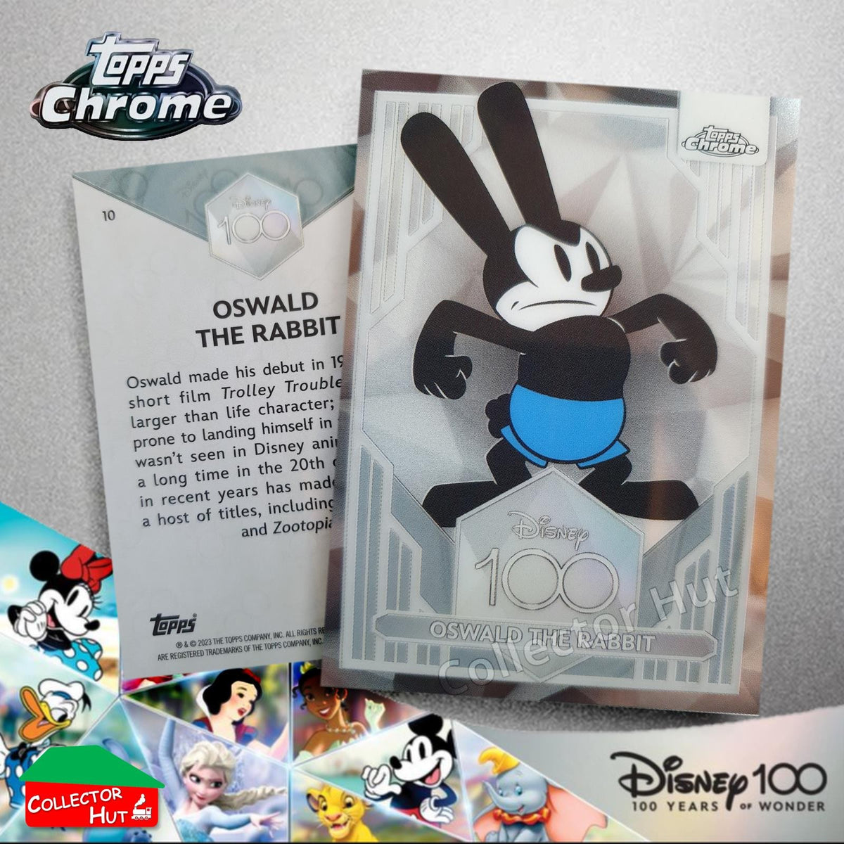 Disney 100 Topps Chrome 2023 Base Cards 1-100 Pick Singles to Complete Your Set