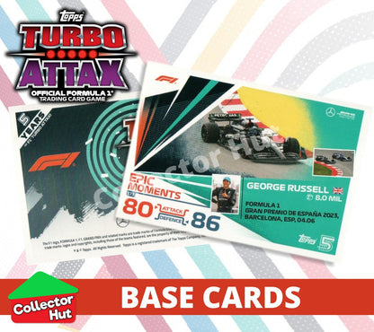 Topps Turbo Attax Formula 1 F1 2024 #167-312 Base Cards YOU CHOOSE