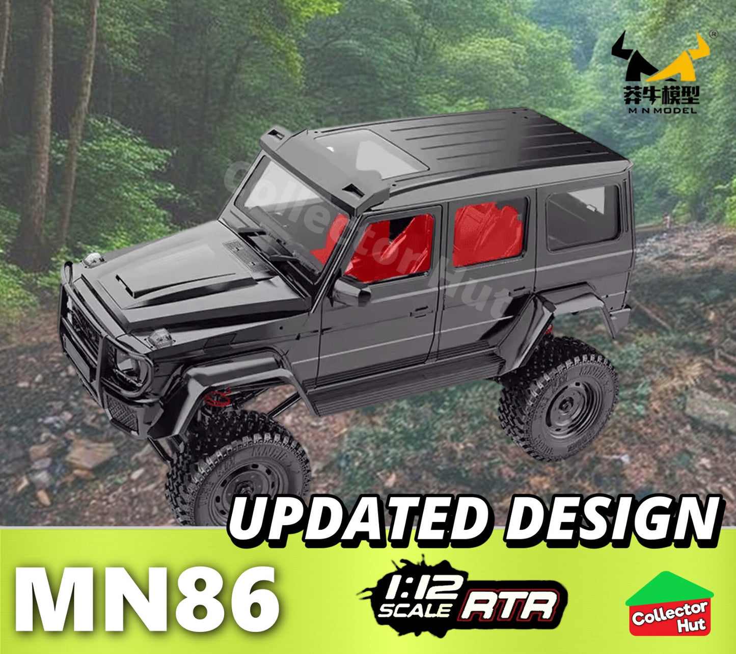 MN86 RC Rock Crawler 1:12 Scale Premium Design Upgradable