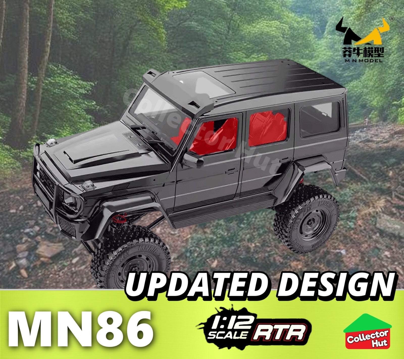 MN86 RC Rock Crawler 1:12 Scale Premium Design Upgradable