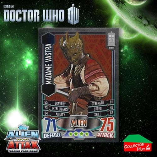 Topps Dr Who Alien Attax 50th Anniversary Edition RARE Limited & Companion Cards