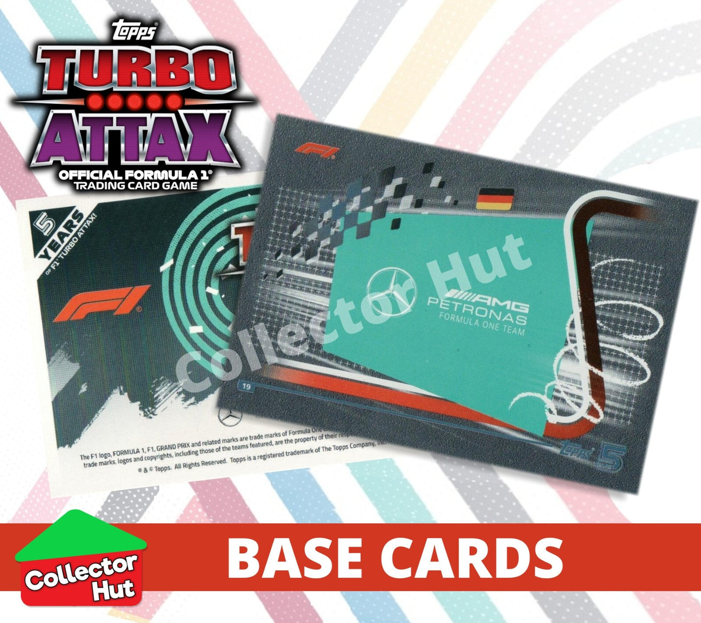 Topps Turbo Attax Formula 1 F1 2024 #1-166 Base Cards YOU CHOOSE