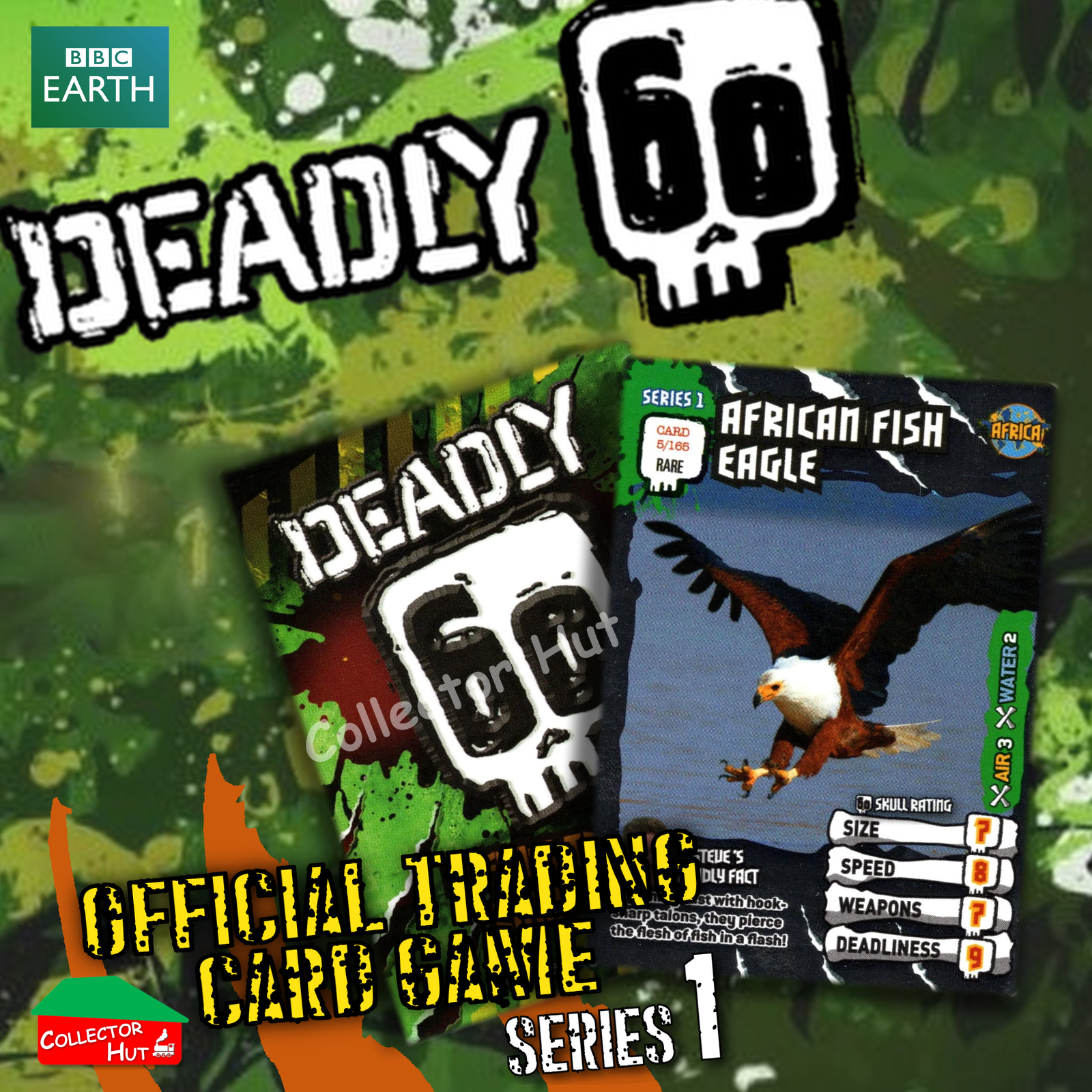 CBBC Deadly 60 Season 1, 2 & Wild FOIL RARE LIMITED Trading Cards