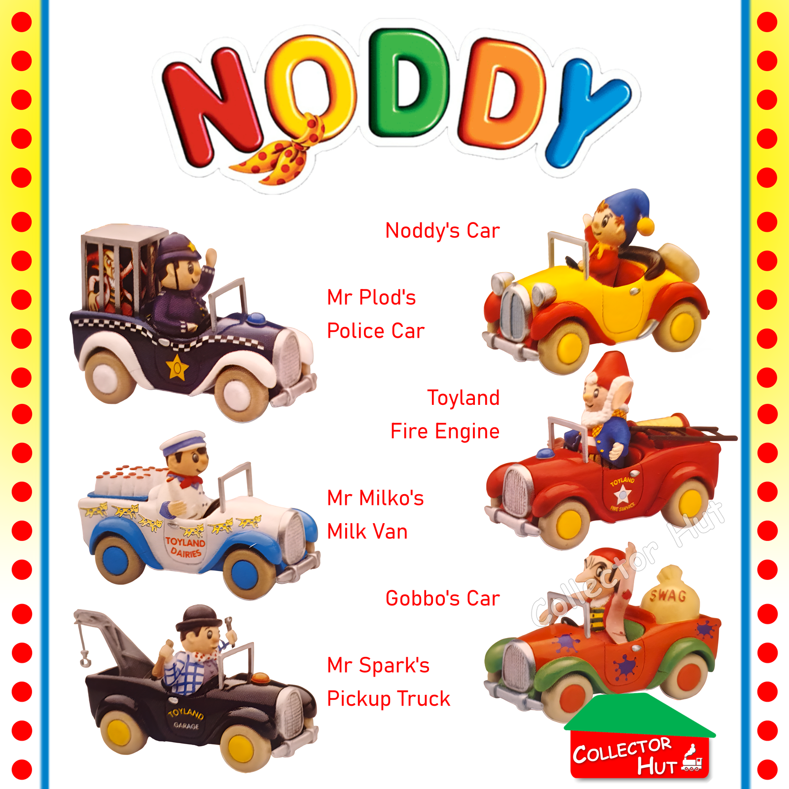 Noddy in Toyland Corgi & Lledo Die Cast Models