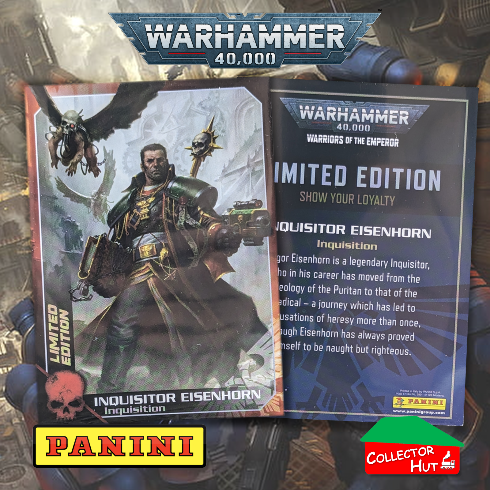 PANINI Warhammer 40,000 40k Warriors of the Emperor Trading Cards You Choose