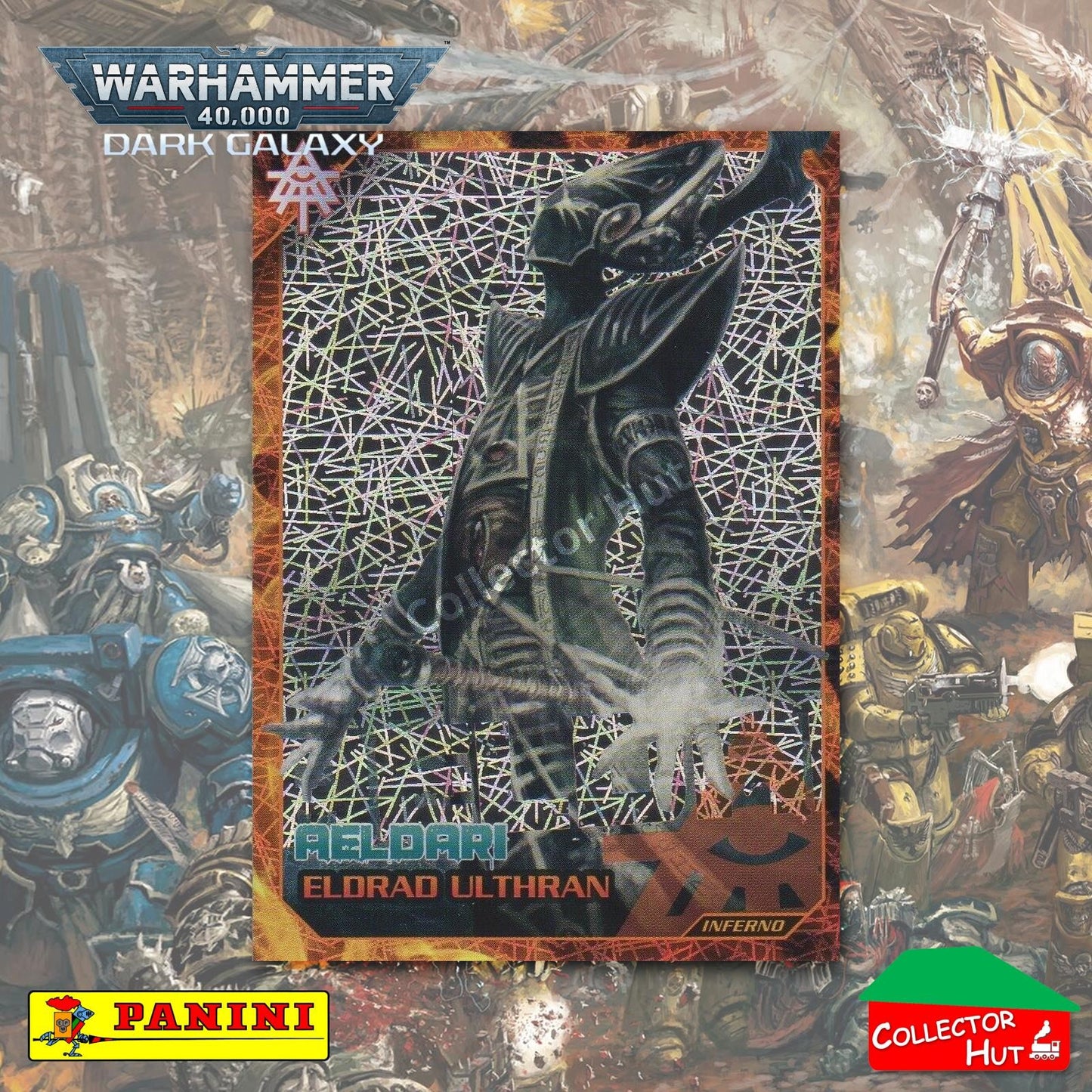 PANINI Warhammer 40,000 Dark Galaxy Webway Inferno Adamantium Limited FOIL Cards