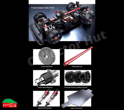 MJX Hyper Go 1:14 4WD Rally Car Drift Series 14301 Citroen 14302 Lancia 14303