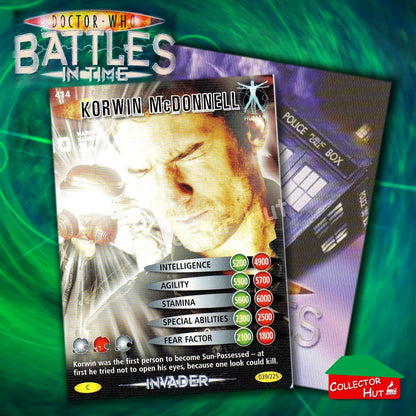 DOCTOR WHO Battles in Time #376-600 INVADER RARE & COMMON CARDS YOU CHOOSE