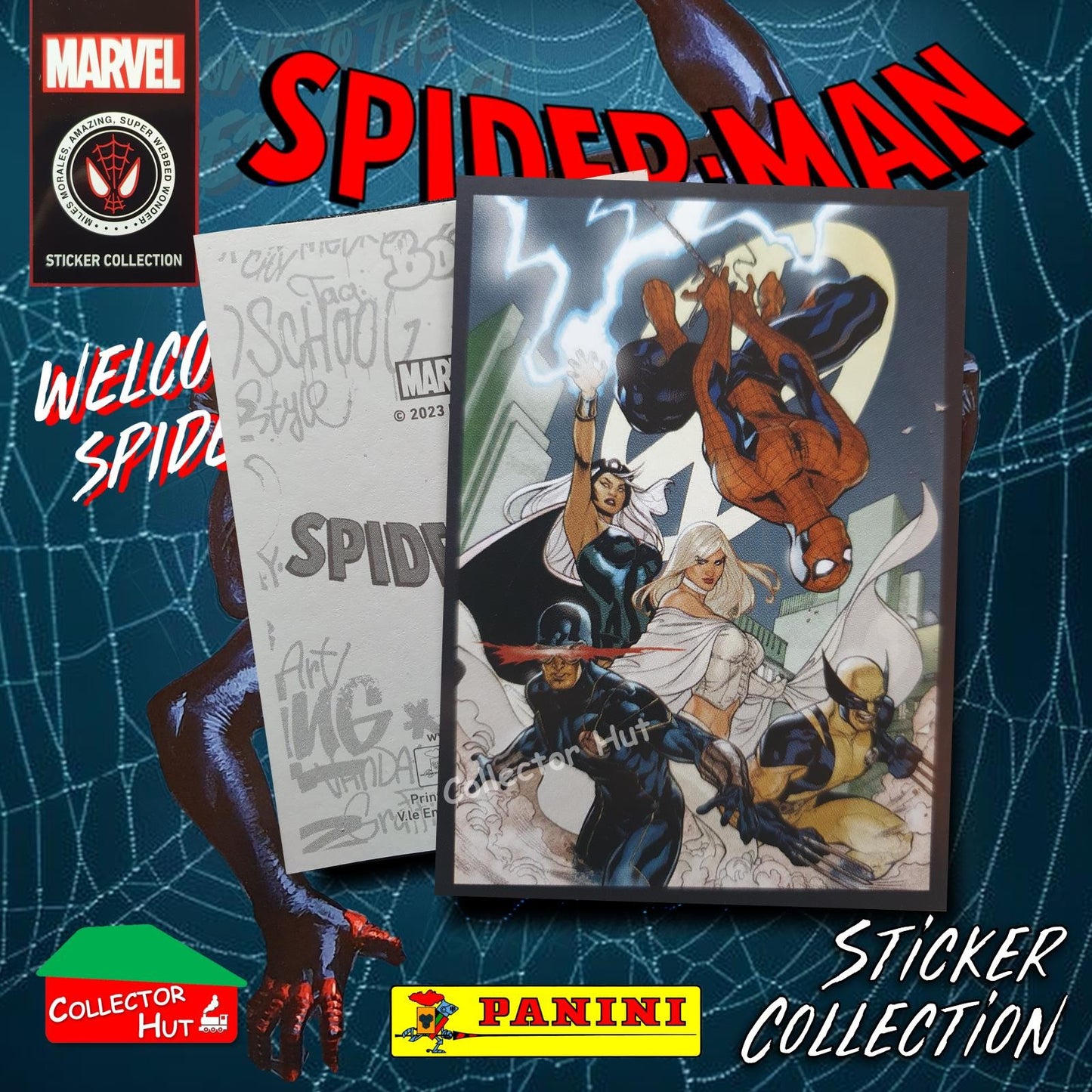 Panini Spider-Man Spider-Verse 2023 Collection Sticker Singles #1-163 & F1-30