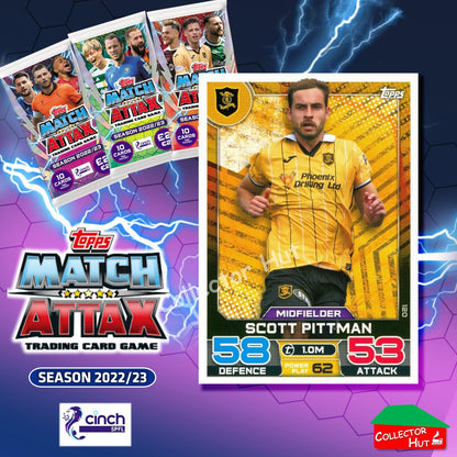 TOPPS MATCH ATTAX SPFL 2022/23 #1-162 Choose Your Card