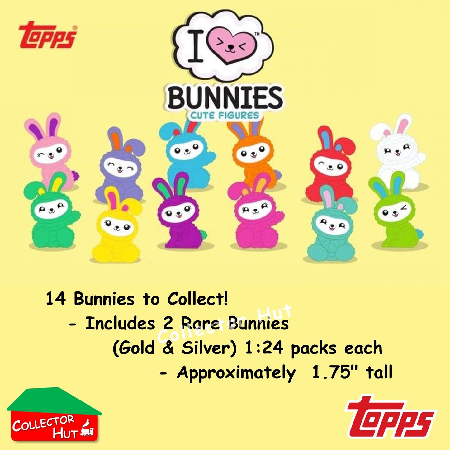 Topps I Love Bunnies Original Cute Blind Bag Mini Figures