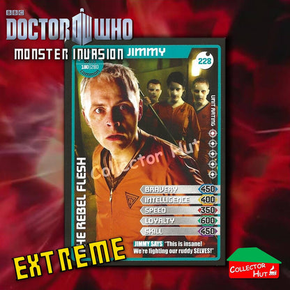 DOCTOR WHO Monster Invasion EXTREME Cards 166-344 New Fresh & Sleeved YOU CHOOSE