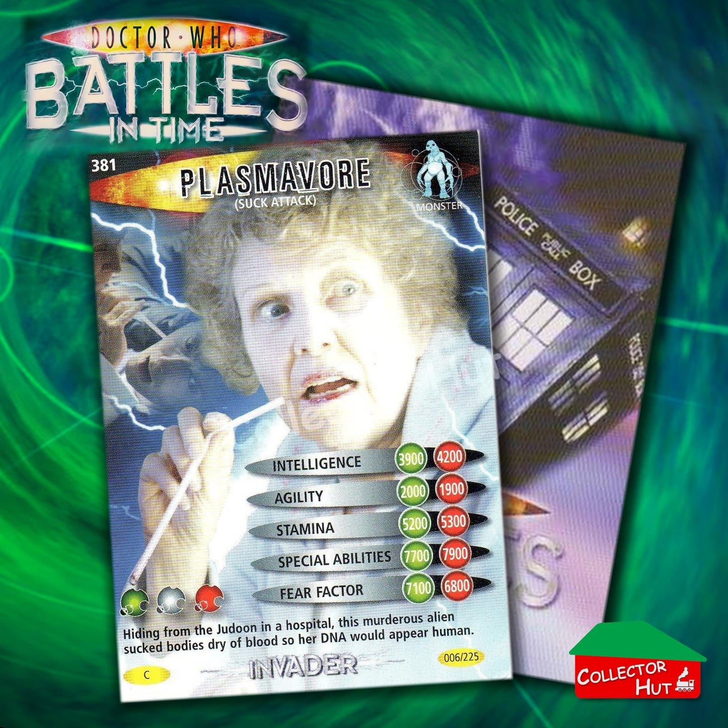 DOCTOR WHO Battles in Time #376-600 INVADER RARE & COMMON CARDS YOU CHOOSE