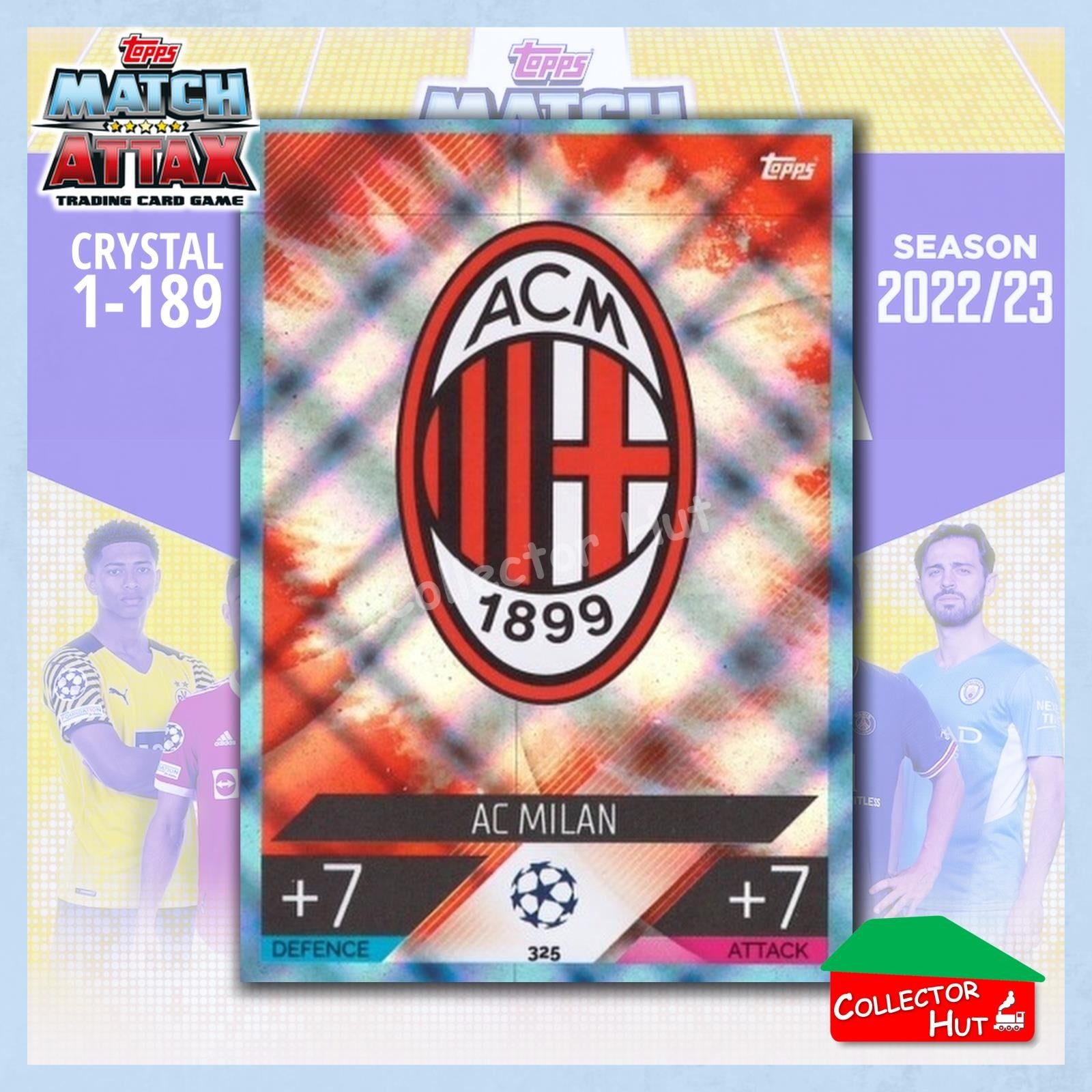 Topps Match Attax Europa Champions League 2022/23 Crystal Parallel Cards 190-387