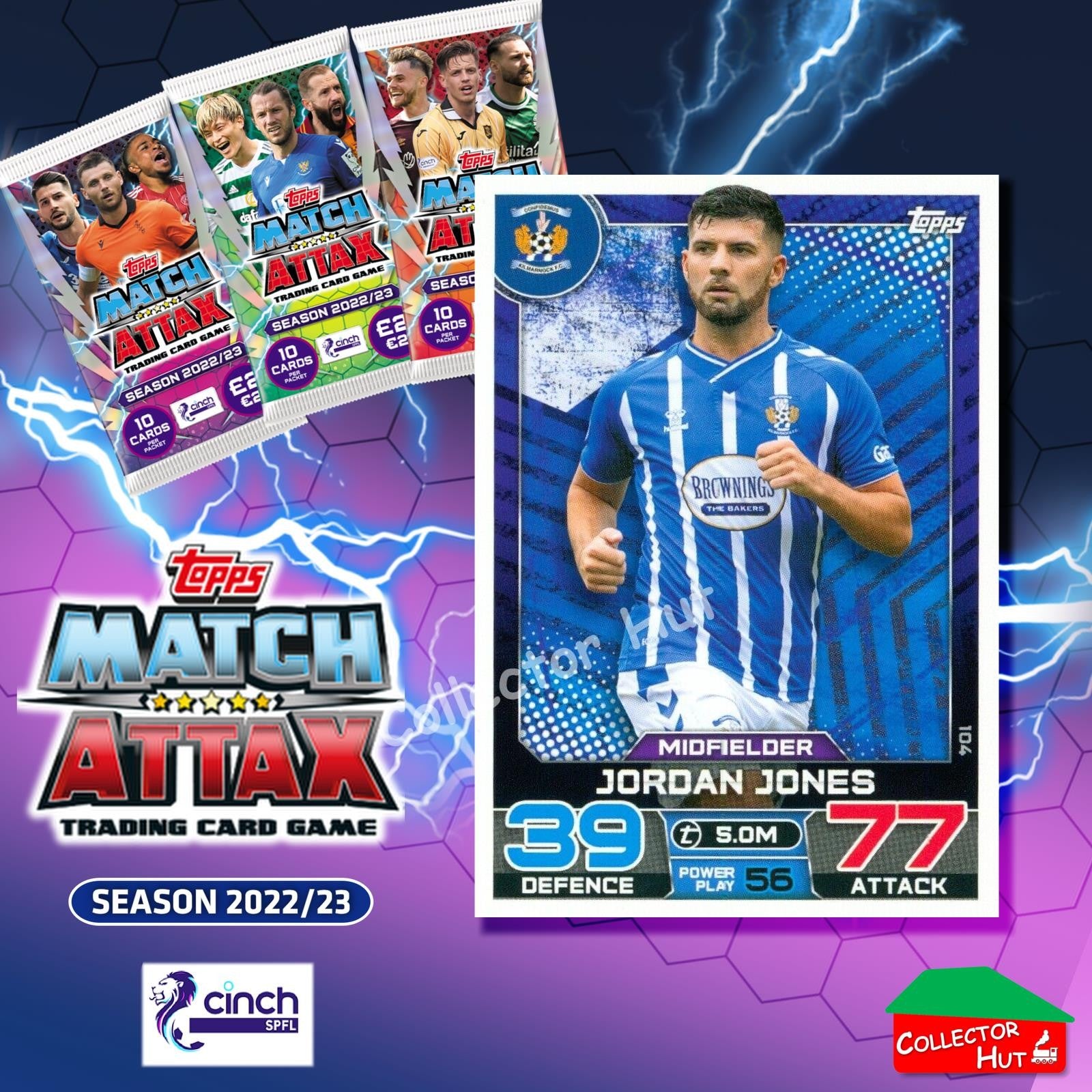 TOPPS MATCH ATTAX SPFL 2022/23 #1-162 Choose Your Card