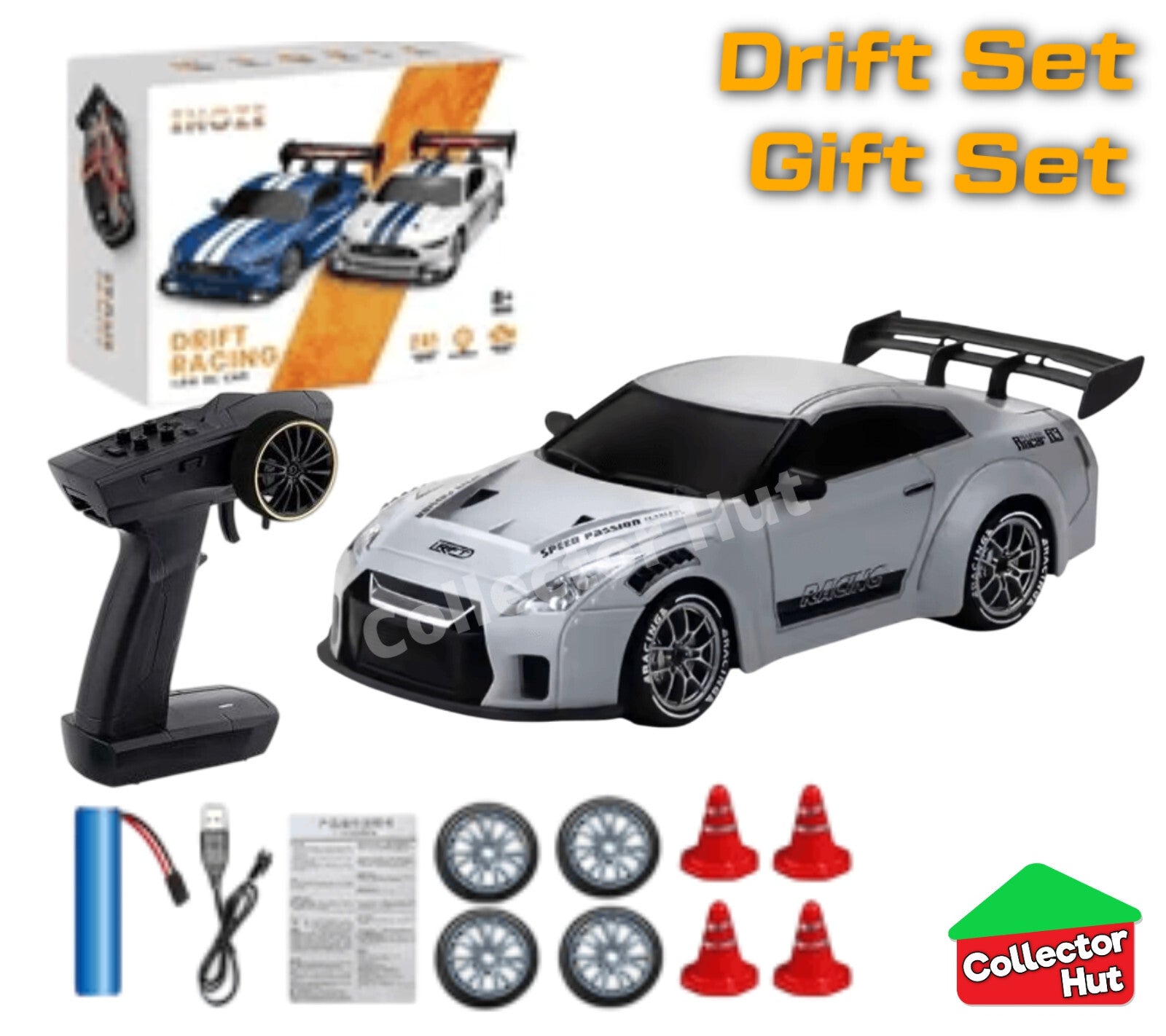 Drift RC Car 1:24 Scale High Speed Remote Control 4WD 2.4Ghz GIFT BOXED
