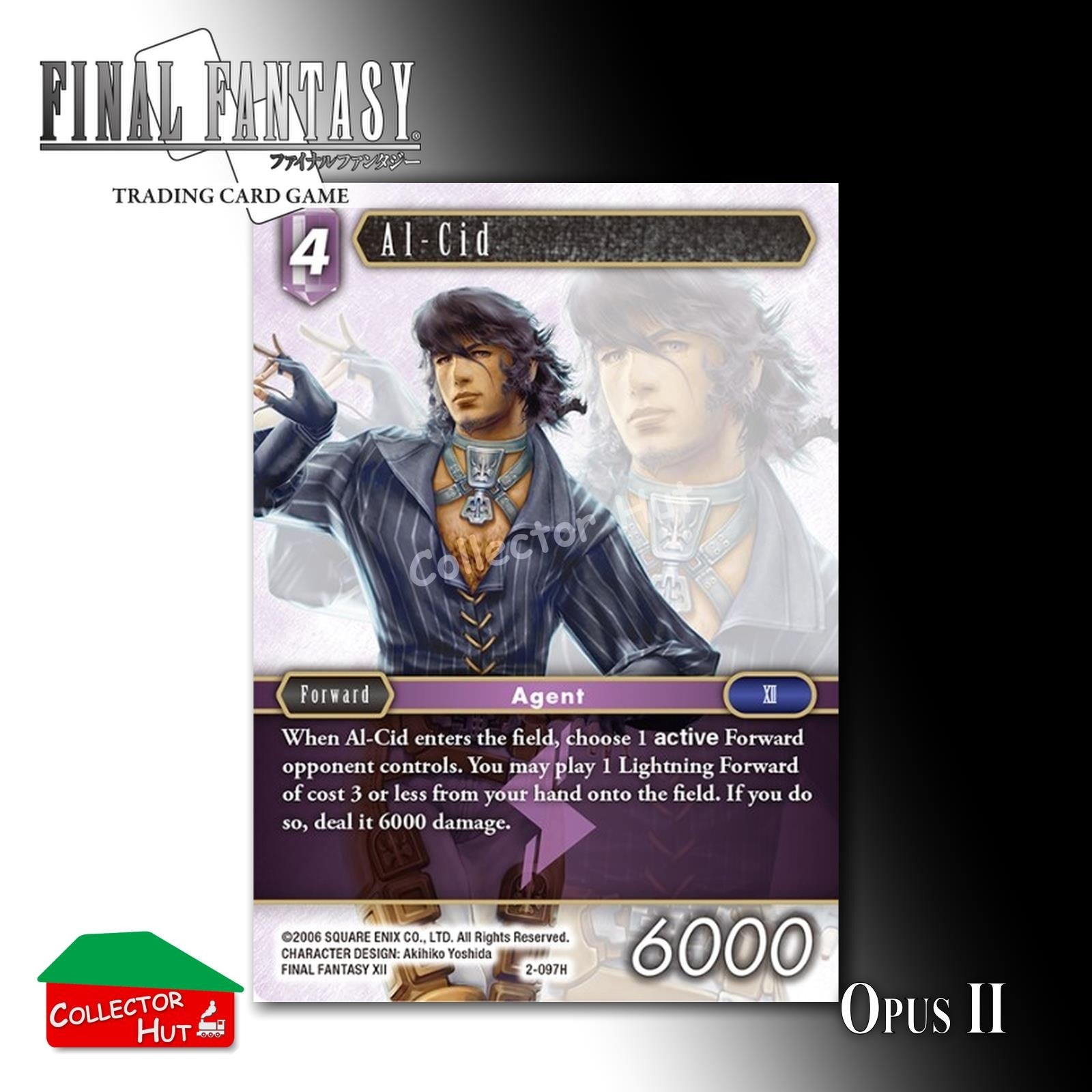 Final Fantasy Trading Card Game OPUS II 2 Singles You Choose