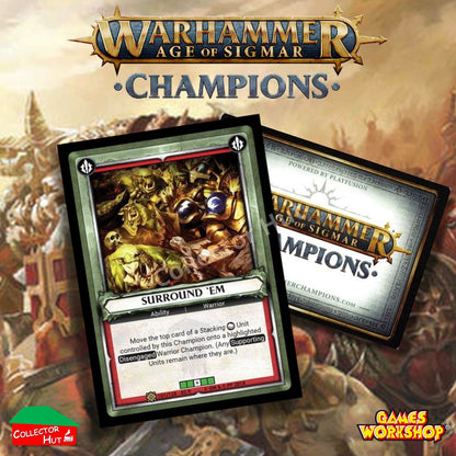 Warhammer Age of Sigmar: Champions Wave 2 ONSLAUGHT FOIL Cards CHOOSE SINGLES