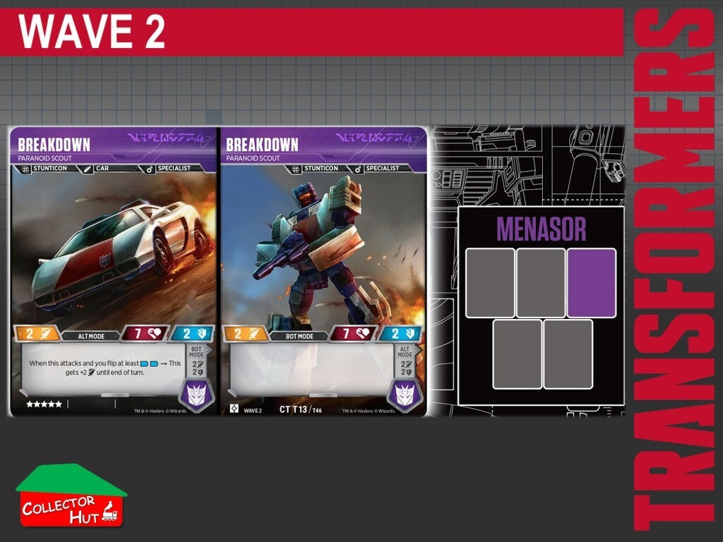 Transformers TCG CHARACTER Trading Cards All Waves