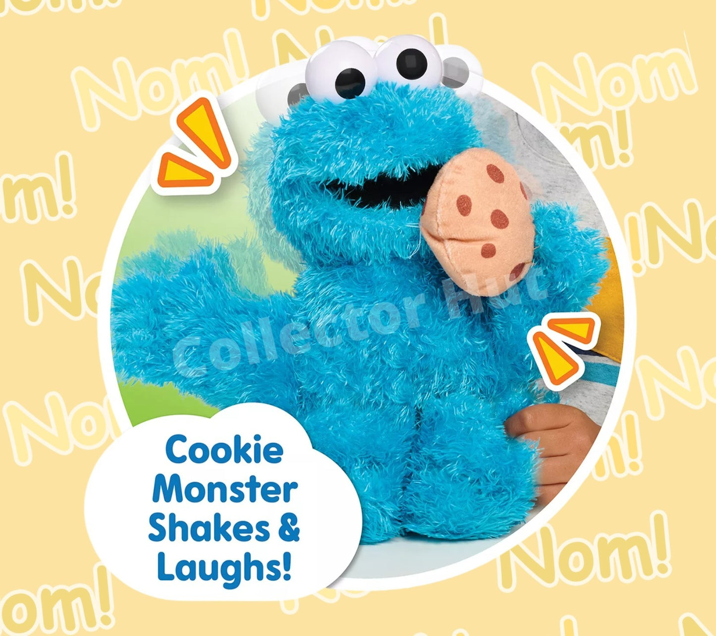 Sesame Street Nom Nom Cookie Monster 13.5" Interactive Plush Toy