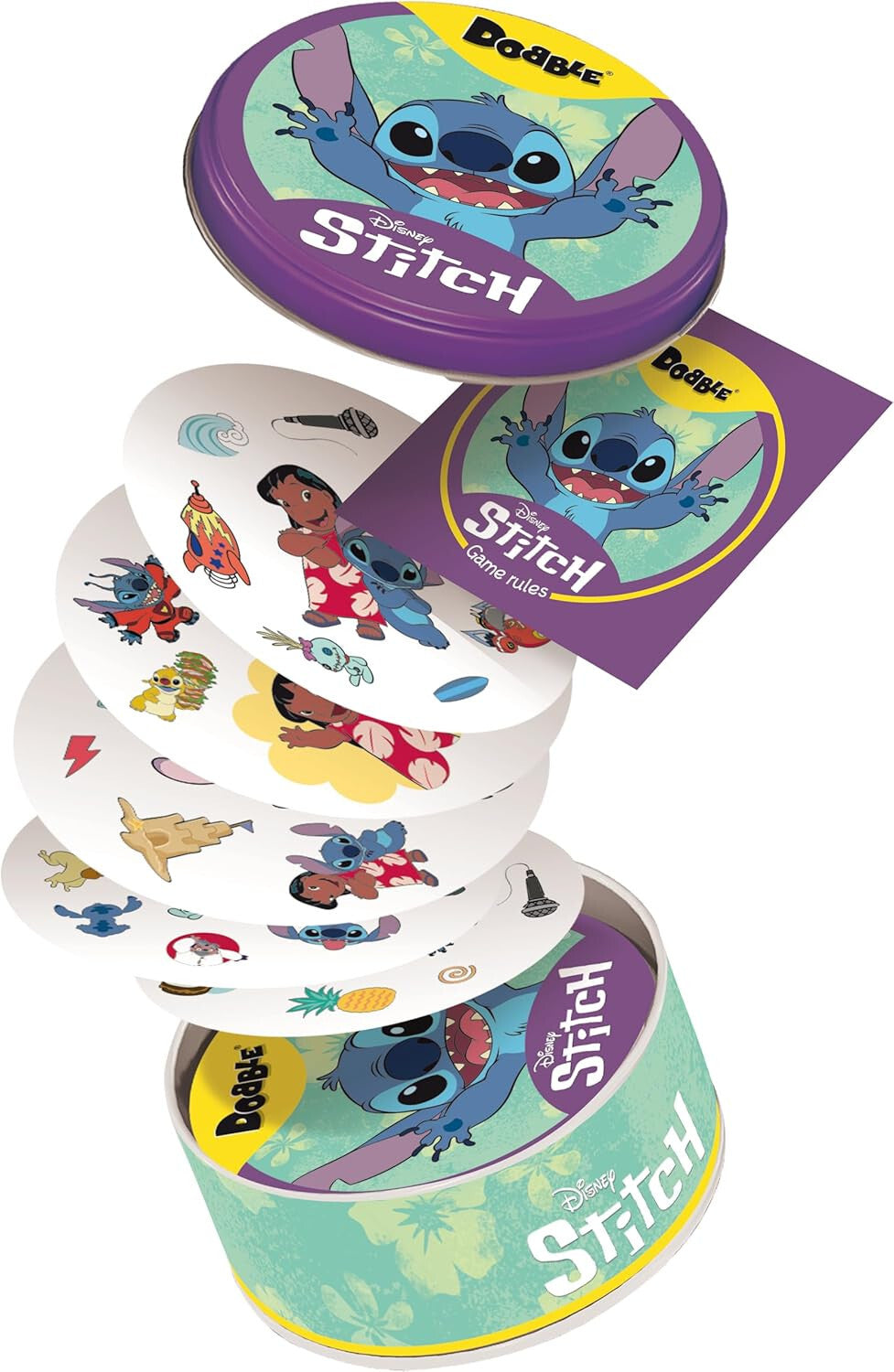 Asmodee Dobble Disney Lilo and Stitch Family Card Game GENUINE