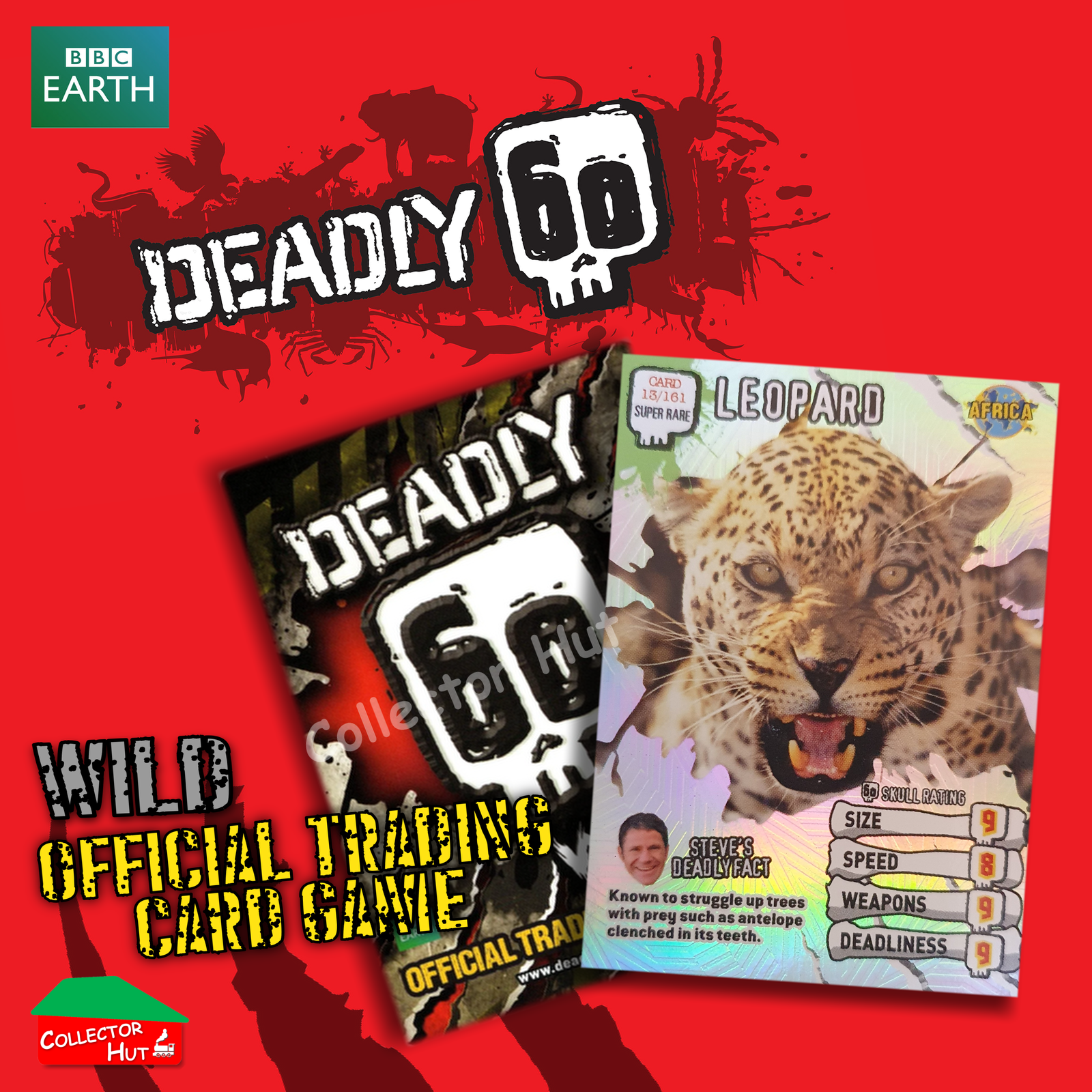 CBBC Deadly 60 Season 1, 2 & Wild FOIL RARE LIMITED Trading Cards