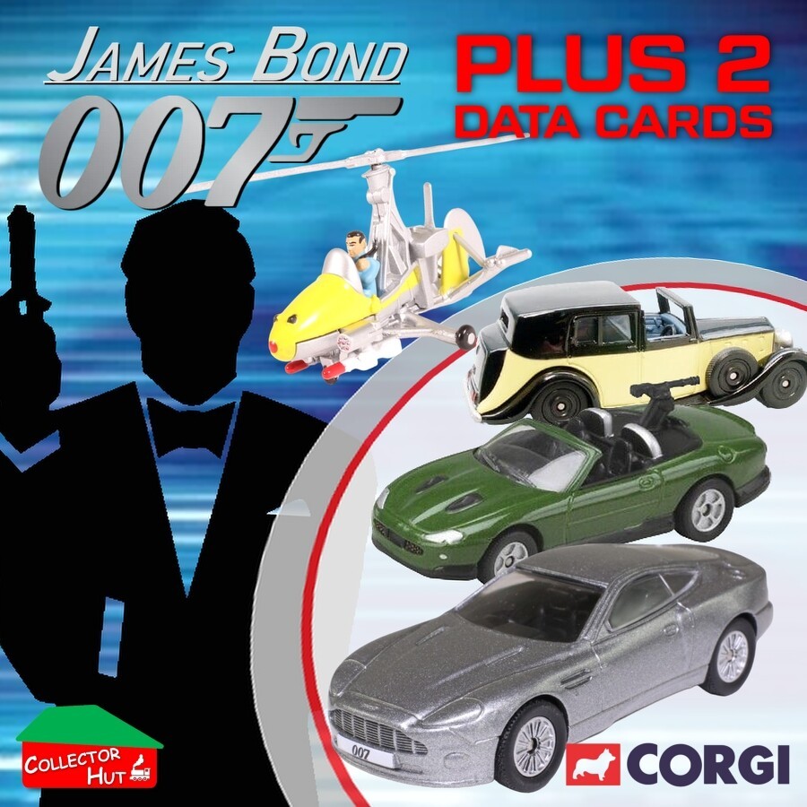James Bond Corgi Ultimate Collection 2006 Data Card Sets 1:50 Die Cast Models