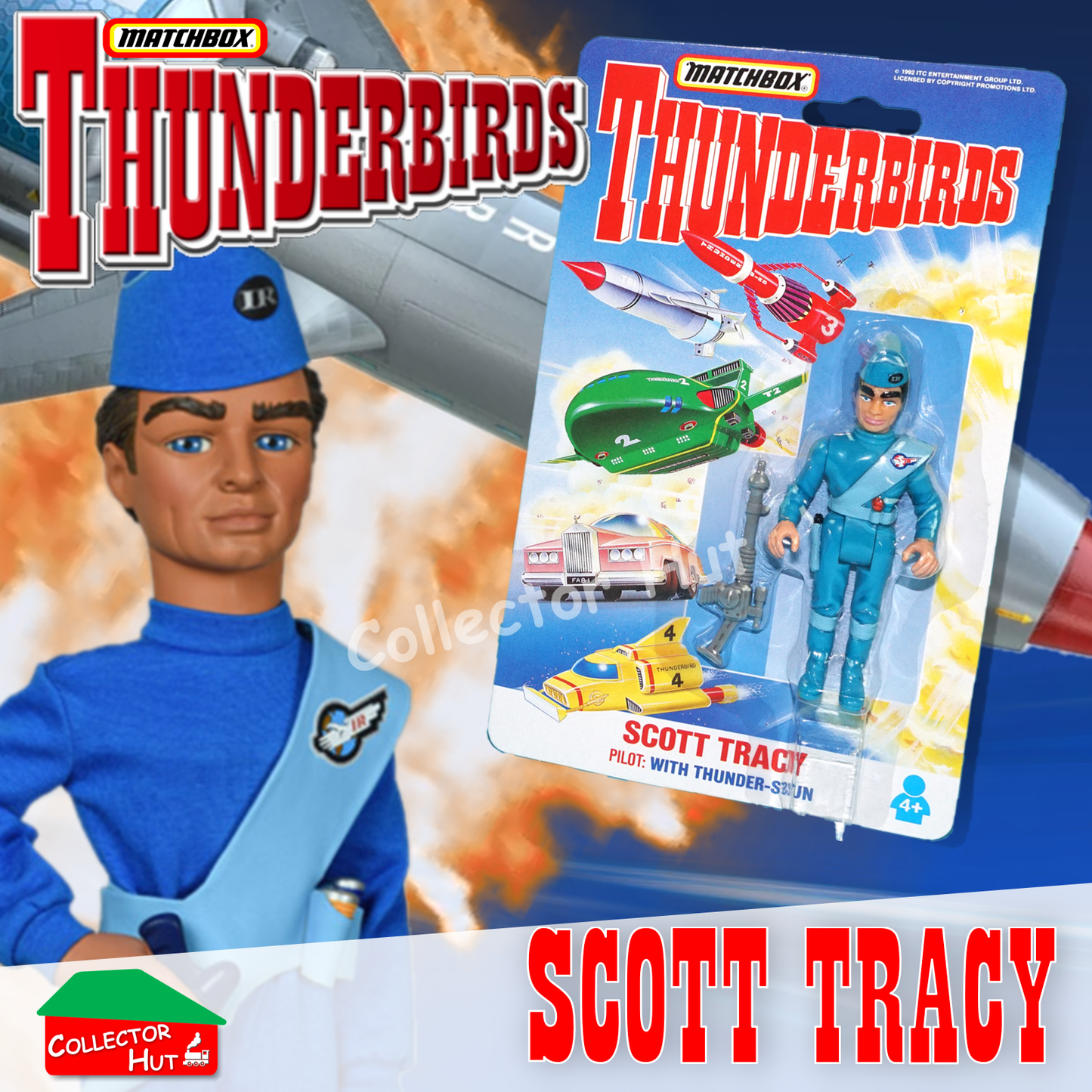 Gerry Anderson Thunderbirds Matchbox 1992 Action Figures SEALED