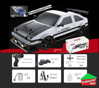 Drift RC Car 1:16 Scale High Speed LED Lights Smoke Effect 4WD 2.4Ghz GIFT BOXED