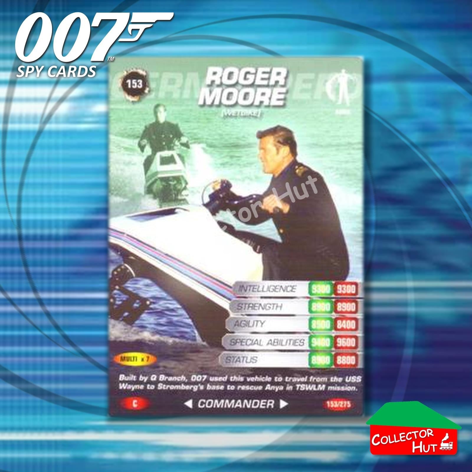 James Bond 007 Commander Spy Cards BASE COMMON YOU CHOOSE