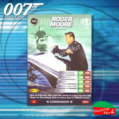 James Bond 007 Commander Spy Cards BASE COMMON YOU CHOOSE