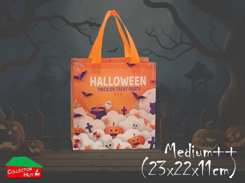 Halloween Novelty Tote Bags Trick or Treat Fabric Choose a Pattern