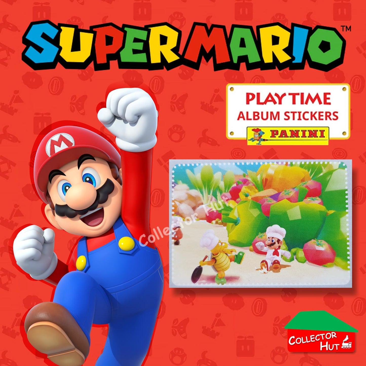 Panini Super Mario Playtime Sticker Collection Singles