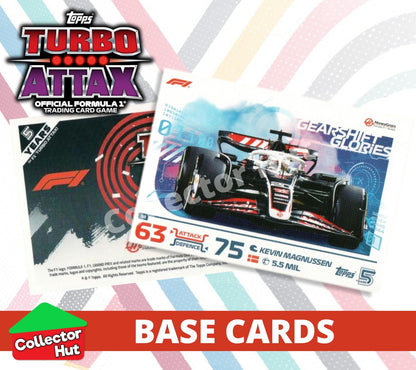 Topps Turbo Attax Formula 1 F1 2024 #1-166 Base Cards YOU CHOOSE