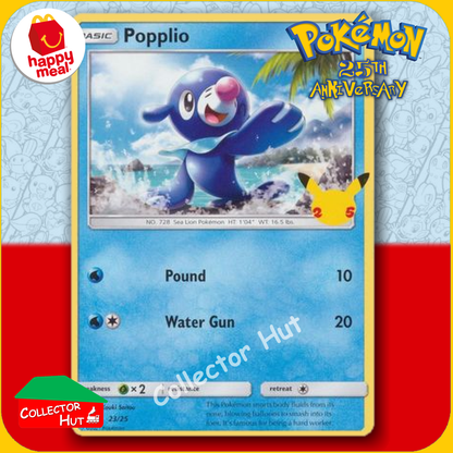 McDonald's Happy Meal 2021 Pokémon 25th Anniversary Trading Cards You Choose
