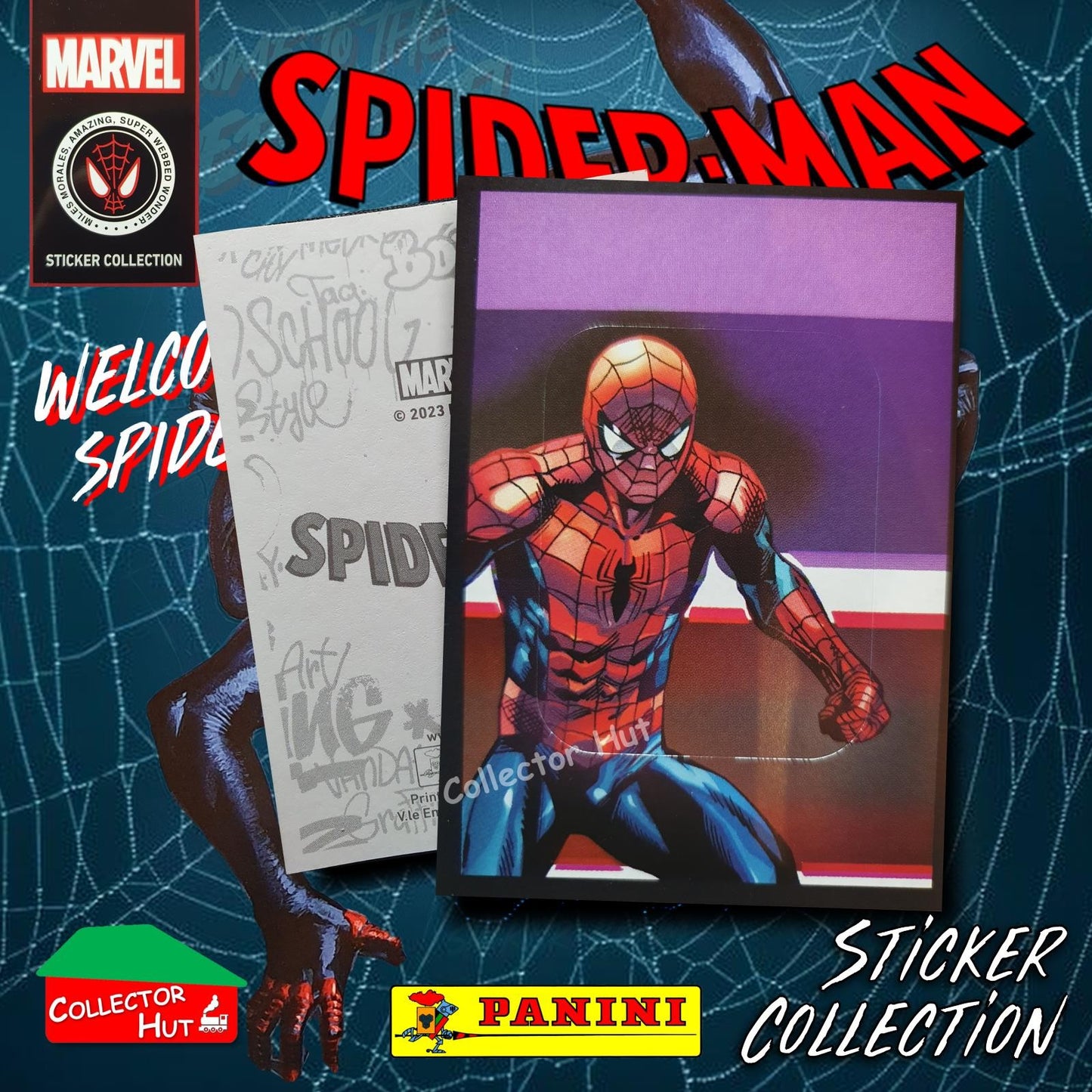 Panini Spider-Man Spider-Verse 2023 Collection Sticker Singles #1-163 & F1-30