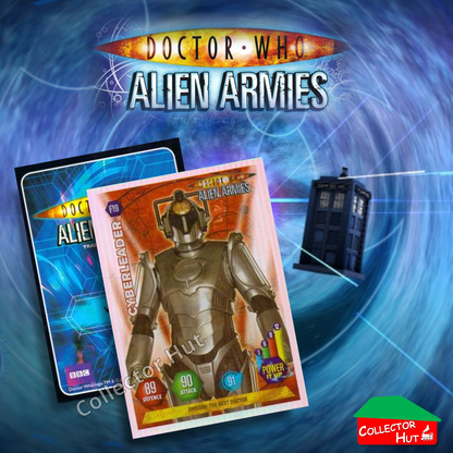 DOCTOR WHO Alien Armies Trading Cards Glitter Super Emboss Foil Cards