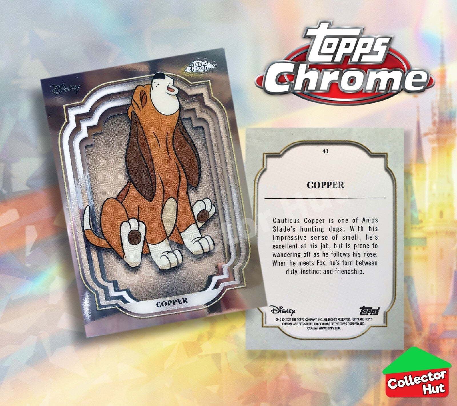 Disney Topps Chrome 2024 Base Cards 1-200 Pick Singles to Complete Your Set