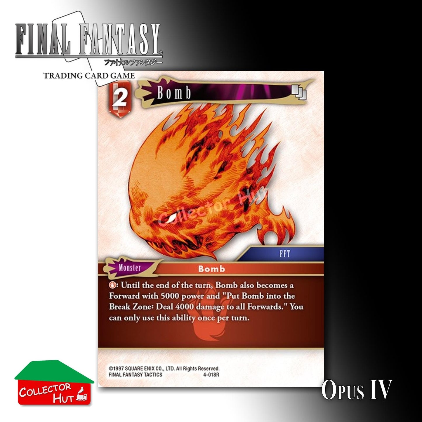 Final Fantasy Trading Card Game OPUS IV 4 Singles You Choose