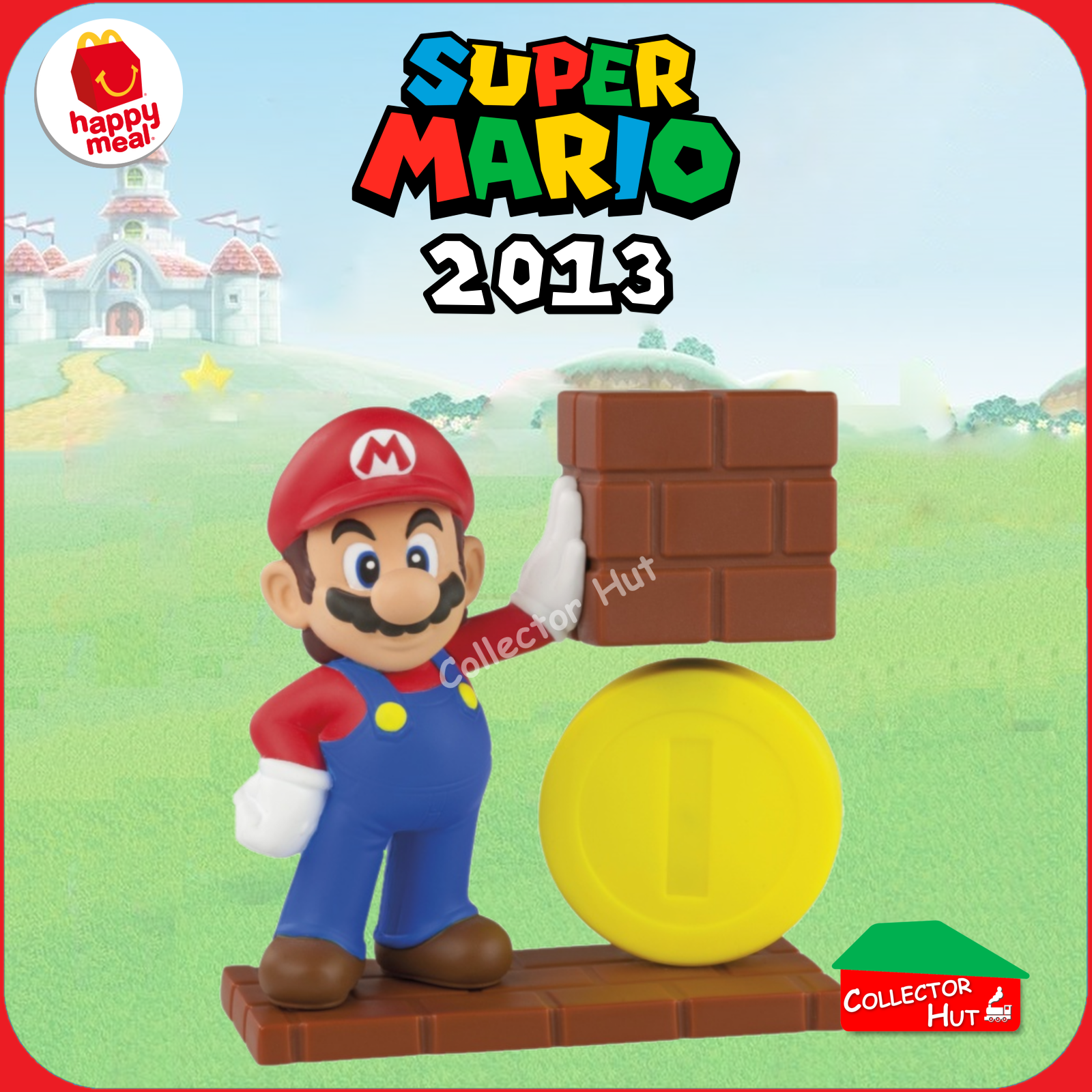 McDonald's Happy Meal Super Mario 2013 Plastic Toys Figurines New & Sealed
