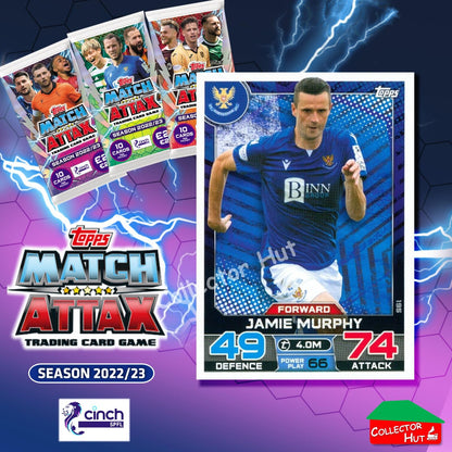 TOPPS MATCH ATTAX SPFL 2022/23 #163-264 Choose Your Card