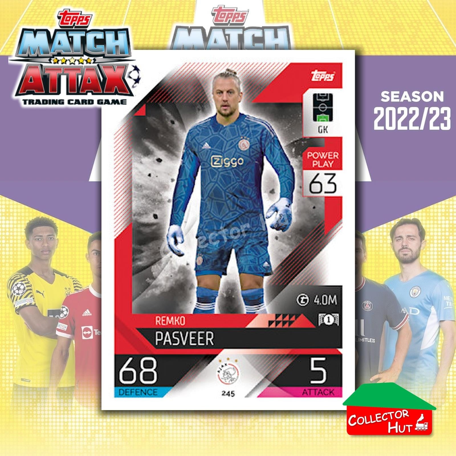Topps Match Attax Europa Champions League 2022/23 TCG Trading Cards Base 190-387